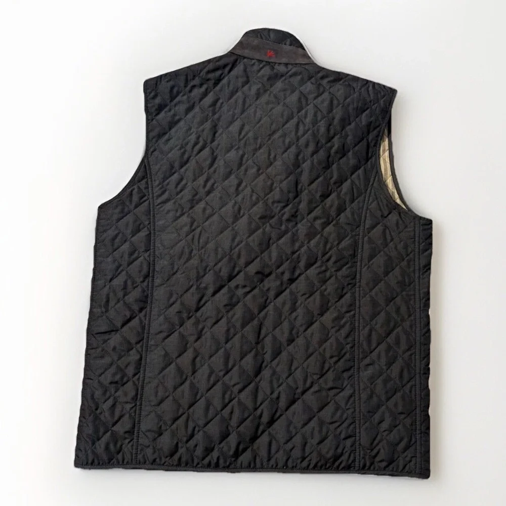 Isaia Men’s Vest L (EU 52) Quilted Puffer Blue, Lining, Extralight Aqua, Italy - Picture 3 of 12